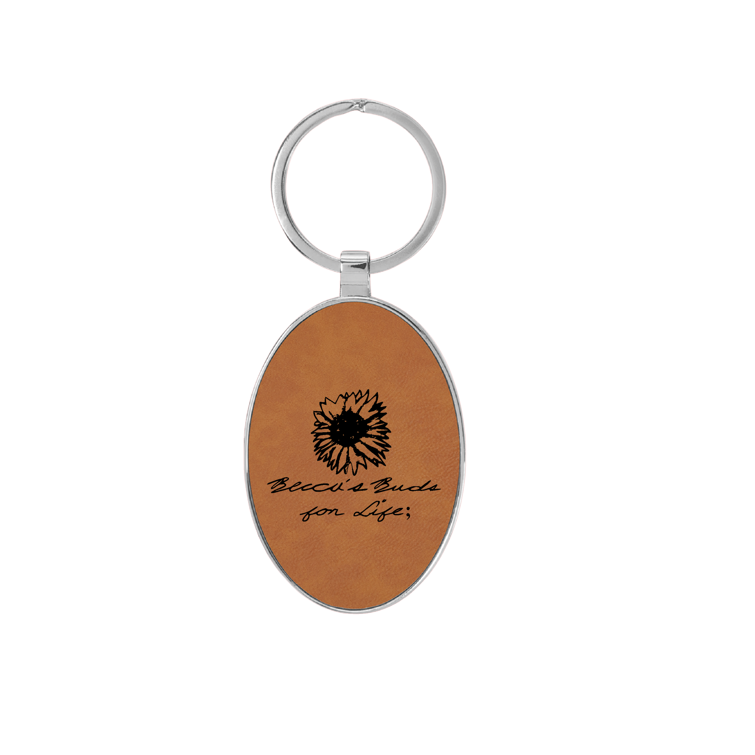 Beccas Buds For Life Rawhide Keychain